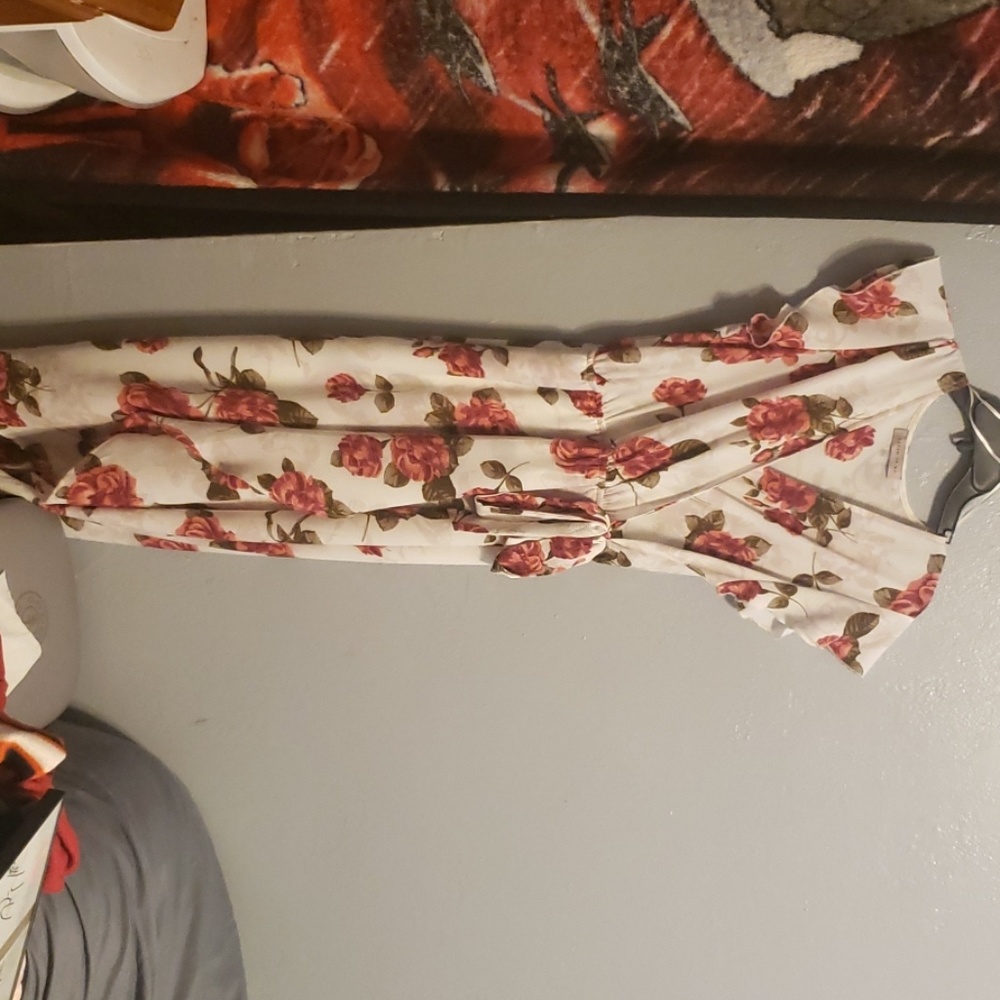 Floral print dress